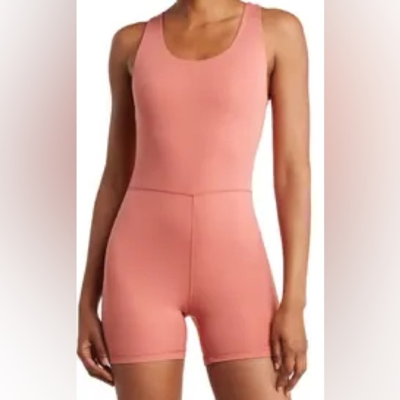 Yogalicious Pants - Yogalicious Pink Bike Shorts High-Waisted Seamless - Good, Preloved